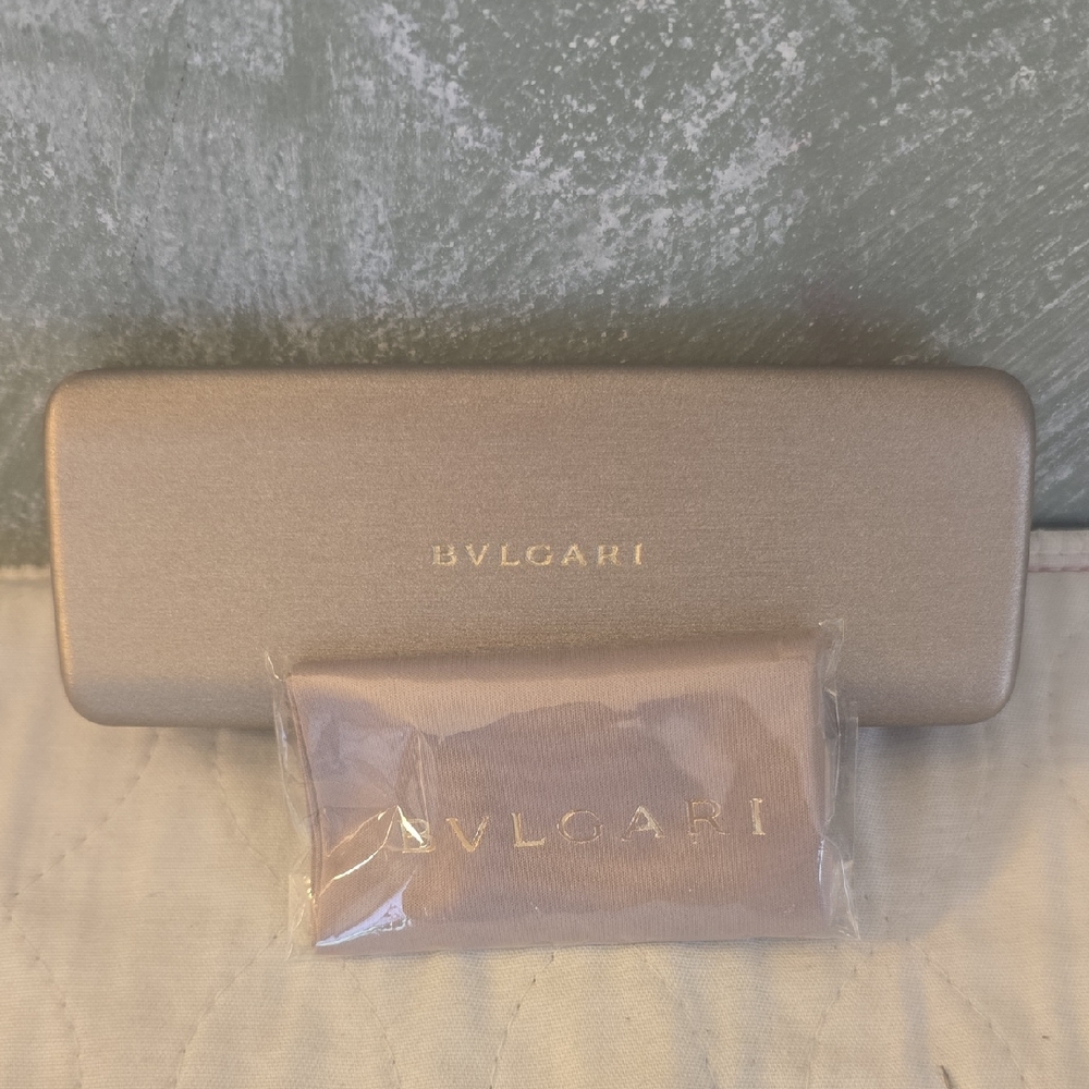 Bulgari Gold Eyewear Case